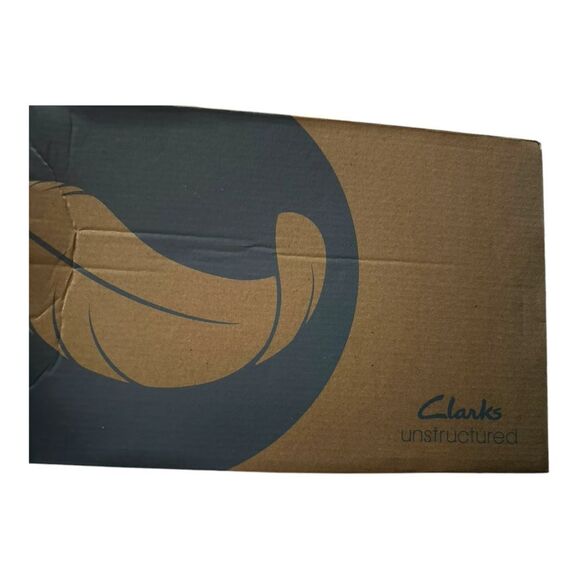 Clarks Mens size 10 Un Brawley Lace Mahogany Leather. - Picture 10 of 12